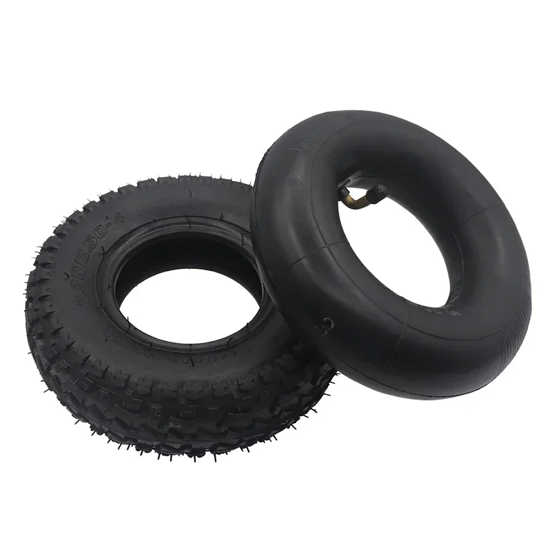 9 Inch Off-road Tire 2.80/2.50-4 Outer Tyre Inner Tube Fits Gas /Electric Scooter ATV Elderly Mobility Scooter Wheelchair 2.50-4