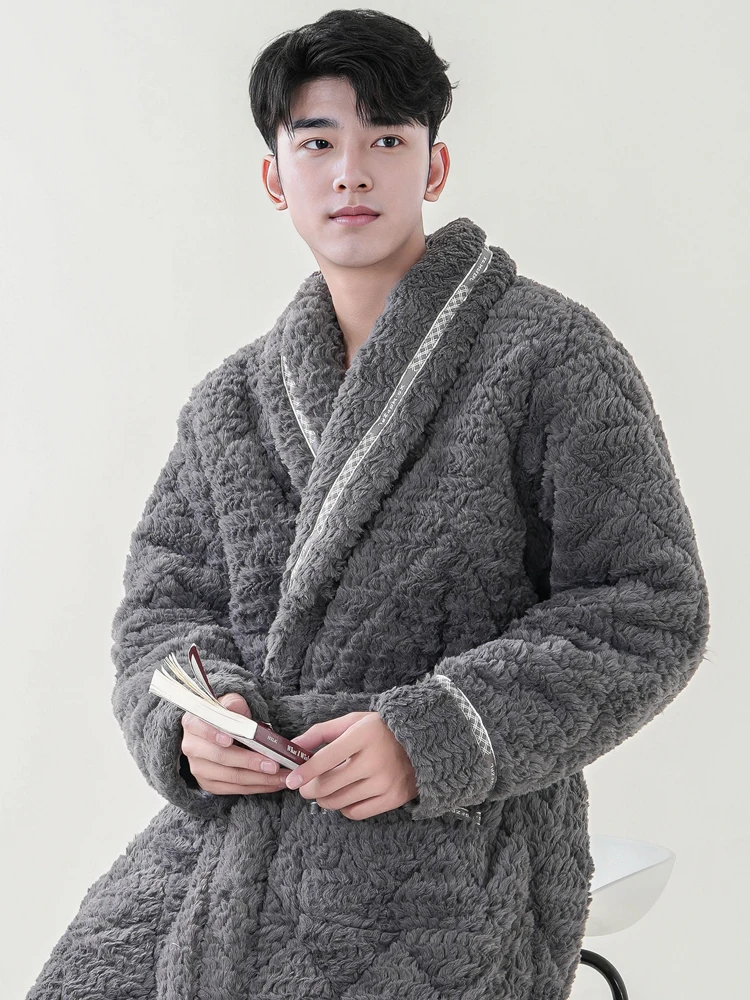men's-long-thickened-winter-sleeprobe-coral-fleece-cotton-inserted-robe-luxury-home-wear-warmth-after-bathing-leisure-sleepwear