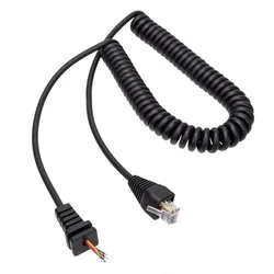 YAESU MH-67A8J Handheld PTT Mic Replacement RJ45 8-Pin Speaker Microphone Cable for VERTEX VX-2108 VX-2208 VX-2508 Car Radio