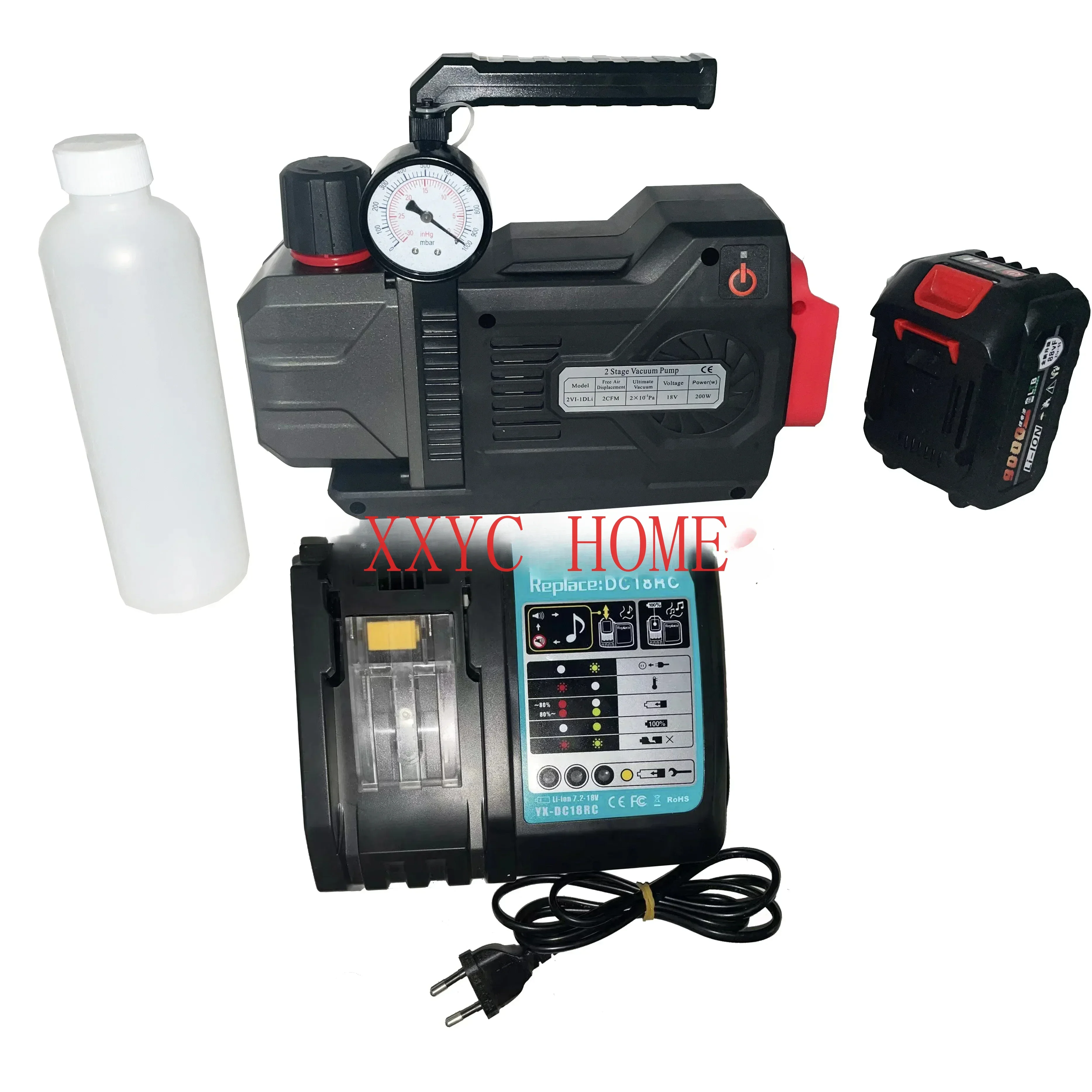 

18V DC Cordless Battery Operated Vacuum Pump with Long Using Time Rechargeable Battery