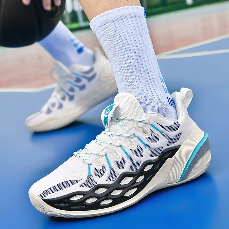 Men Basketball Shoes Couple Brethable Outdoor Casual Sports Shoe Women Wear-resistant Sneakers Trainer Gym Shoes Male Footwear