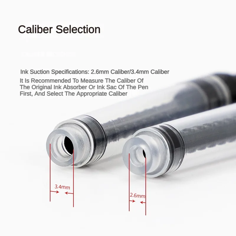 Jinhao Ink Converters Supplies for Fountain Pen Screw Type 2.6mm/3.4mm Caliber Ink Absorption School Office Supplies Stationery