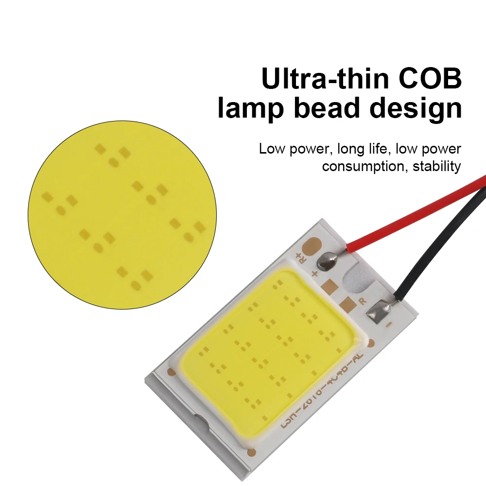 1 шт. гирлянда светодиодная лампа C5W COB 31 мм 36 мм 39 мм 41/42 мм T10 W5W автоматический купольный светильник для номерного знака, лампа для