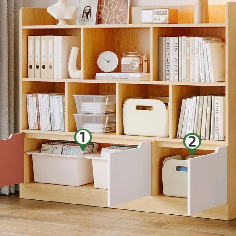 

Household Goods Lockers Household Simple Multi-grid Storage Organizing Cabinet Living Display Multi-layer Shelf