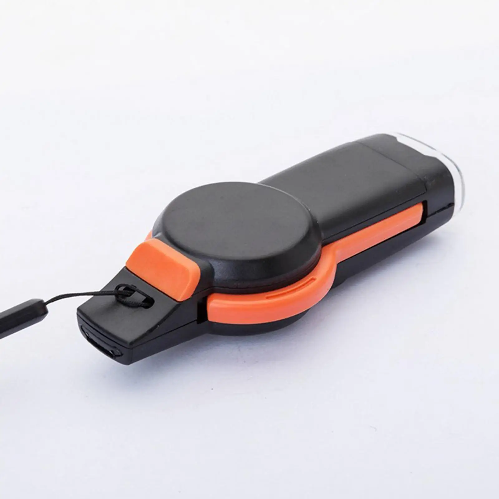 Outdoor Emergency Safety Whistle Magnifier Lens Thermometer Keychain