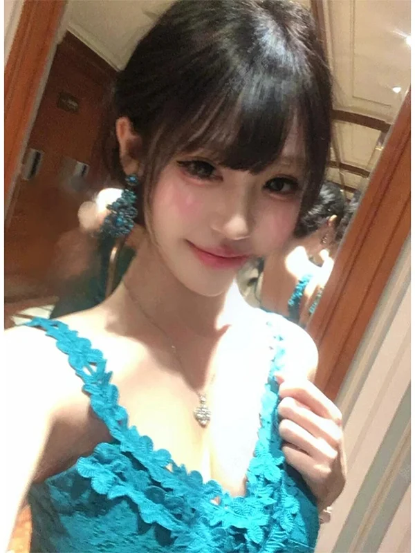 

Slim Fit Lace Hollow out Wrap around Fish Tail Short Dress for Women Spring Autumn Sexy Strapless City Commute Date...