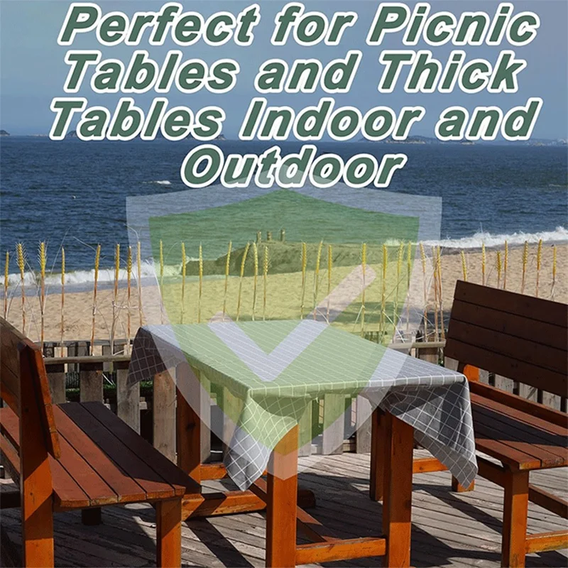 Clips de soporte para mantel de mesa, Correa Invisible, ajustable, 6 piezas