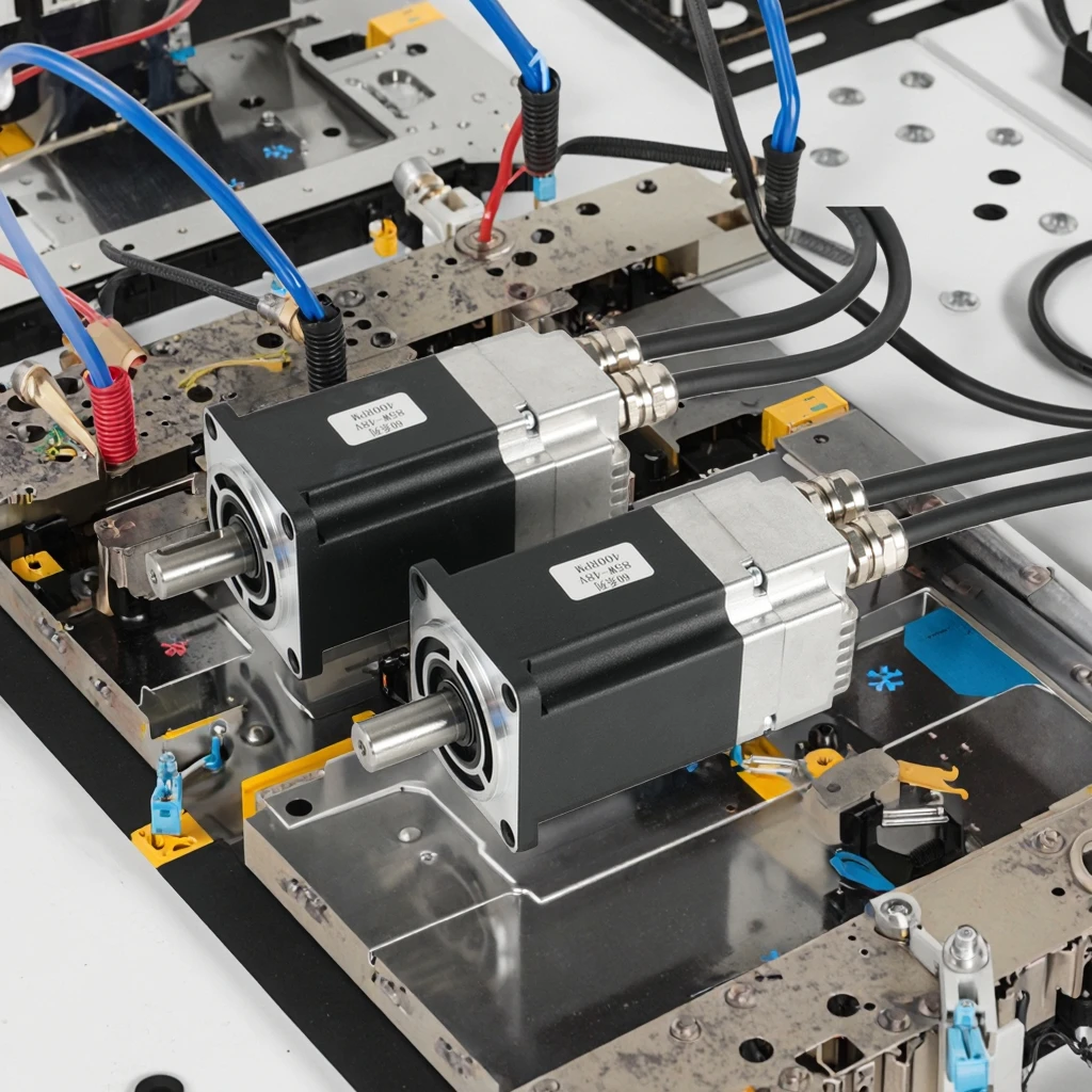 CE Quality Integrated 60mm 400W 3000rpm 1.27nm 48VDC BLDC Servo Motor Driver Nema 24 Hybrid Stepper Motor Permanent Magnet for