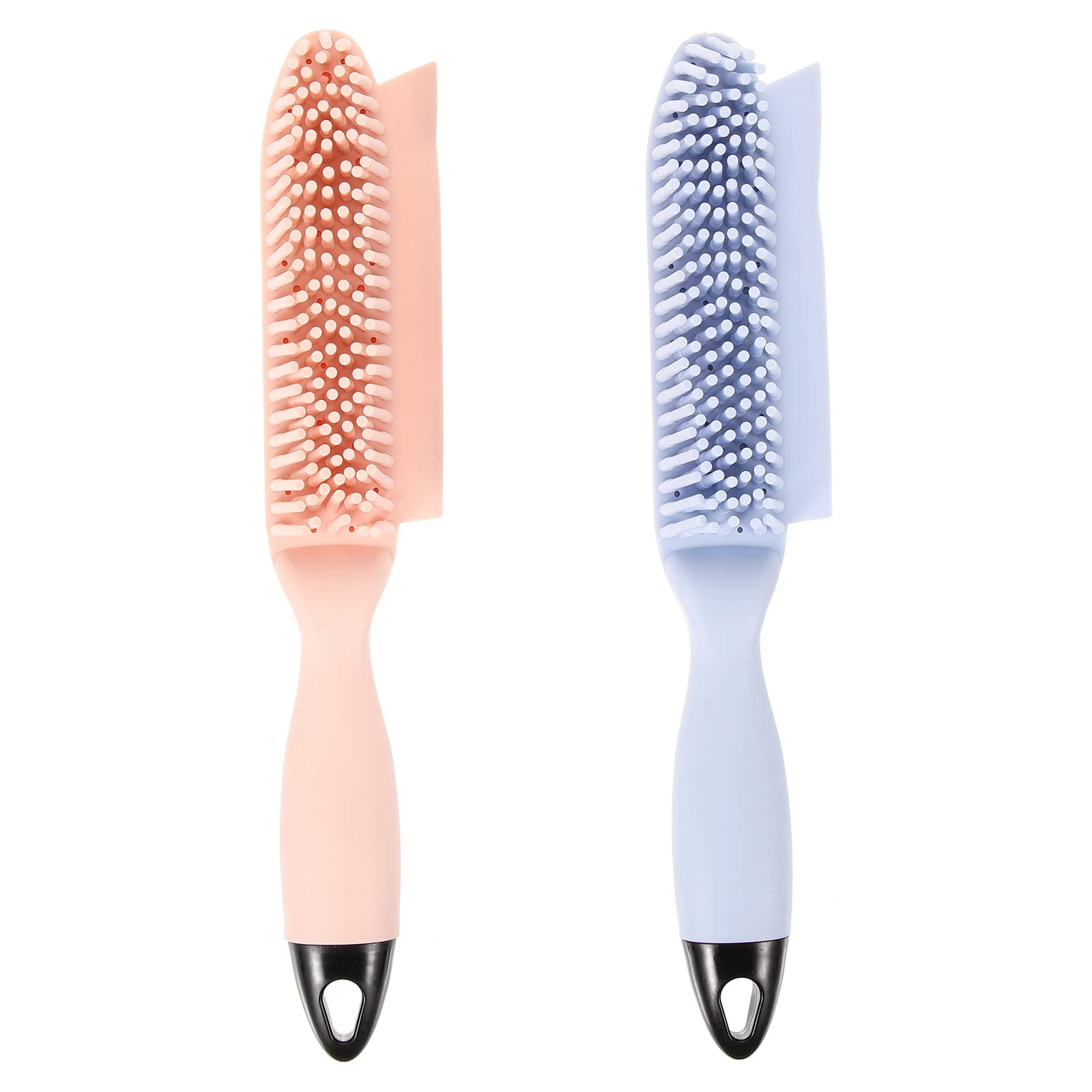 

2Pcs Pet Brush Portable Silicone Grooming Comb for Dog Cat Hair Removal Cleaning Hair Brush for Pet Care and Shedding