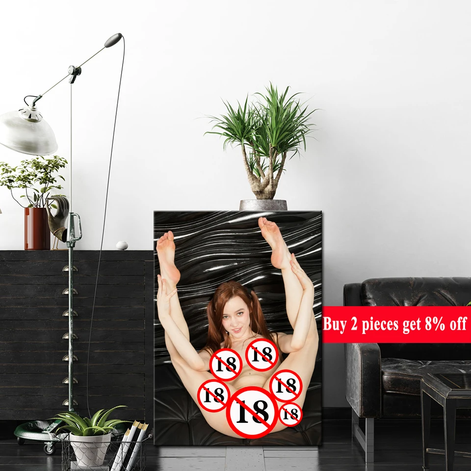 

NO.60 Seductive Figure Poster Print Adult Themed Room Home Decor Bold Nude Photography Art