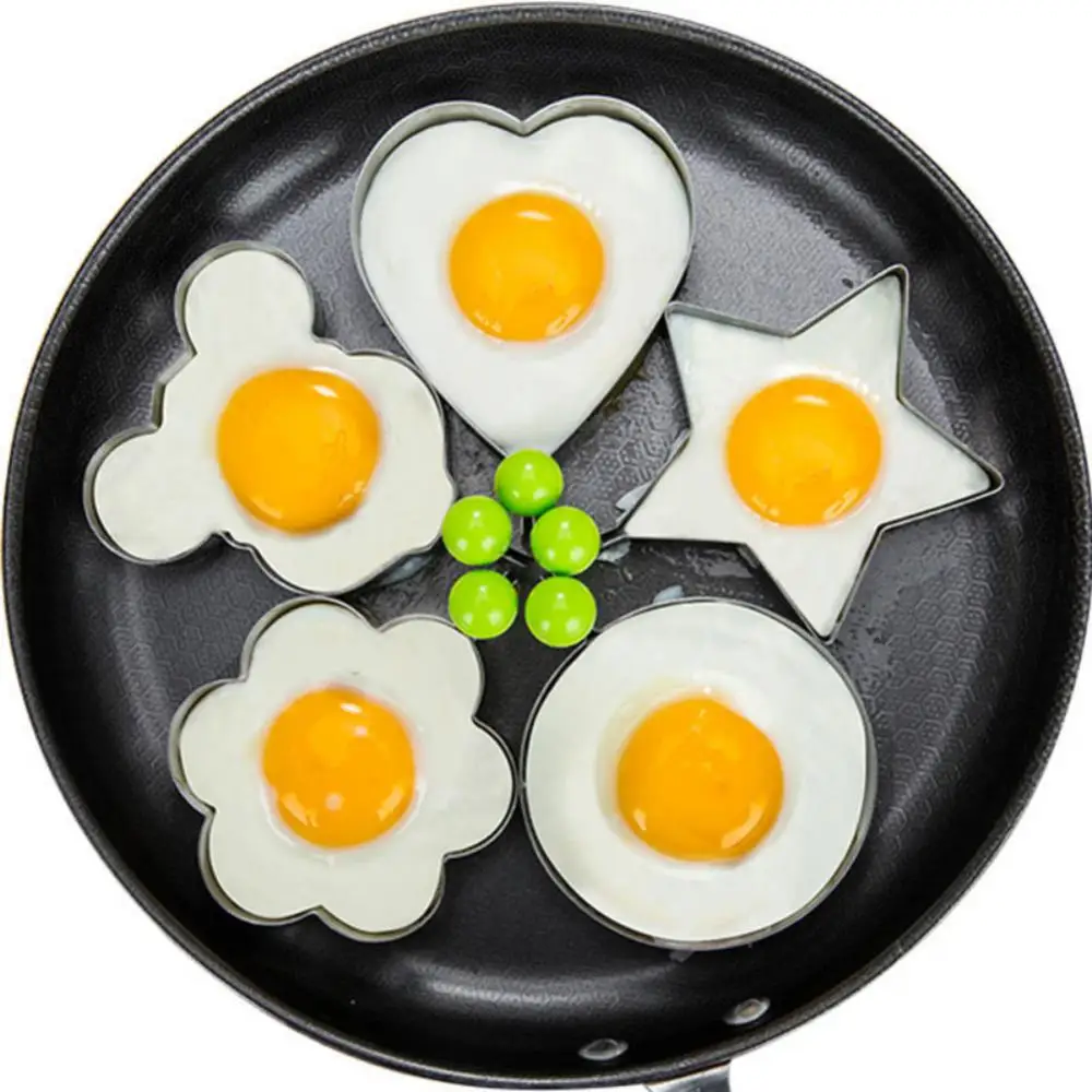 Poached Egg Mold Stainless Steel Creative Fried Egg Tool Home Kitchen Breakfast Gadgets Accessories