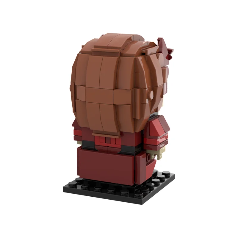 219pcs MOC Scarlet Witch Brickheadz Super Heroes Model Building blocks Christmas gifts Architecture DIY toys idea Kids Birthday