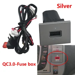 USB Charger Socket Fast Charge Adapter QC3.0 Power Outlet Switch for Ford Focus 2 Mk2 2009 2010 2011 Car Electronics Accessories