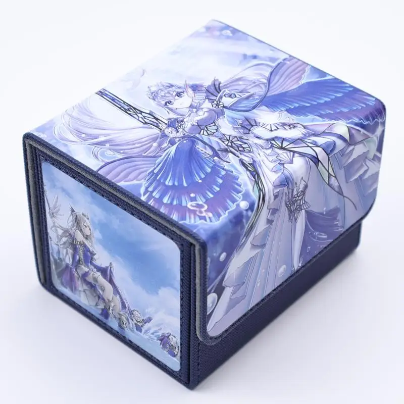 Yu-Gi-Oh Card Case Tearlaments Rulkallos Kitkallos Diy High-Quality Leather Action Toy Figures Anime Game Collection Storage Box