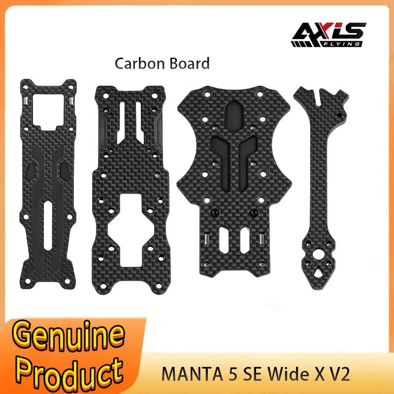 

Axisflying Manta 5 SE V2 Suqeshed X Arm DJI O4 for 5 inch Frame FPV Freestyle Cinematic Drone FPV Part