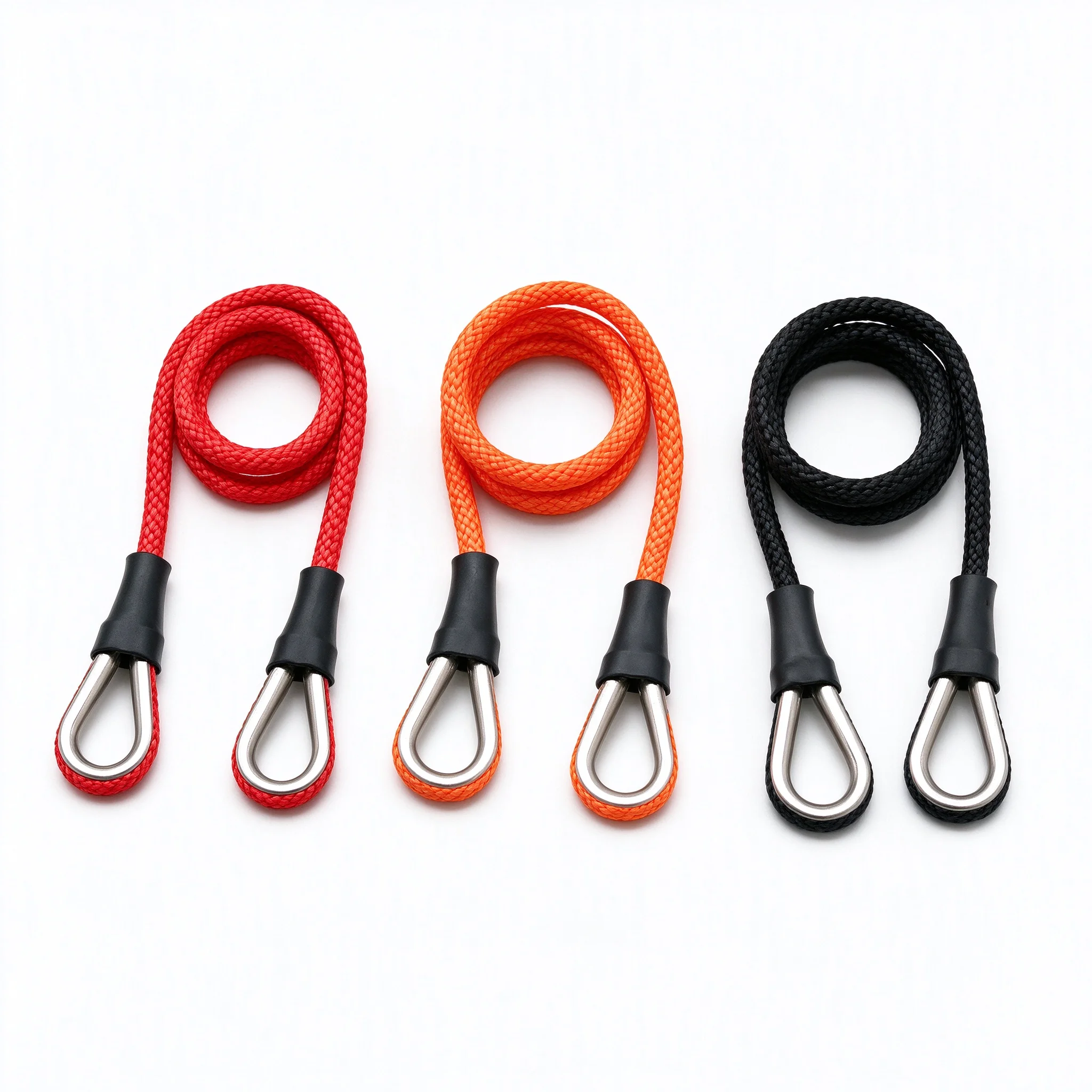 2PCS RC Tow Strap Simulated Scale Tow Rope Heavy Duty Recovery Pulling Rope for 1/8 1/10 1/12 RC Crawler Car Upgrade Parts - view 6