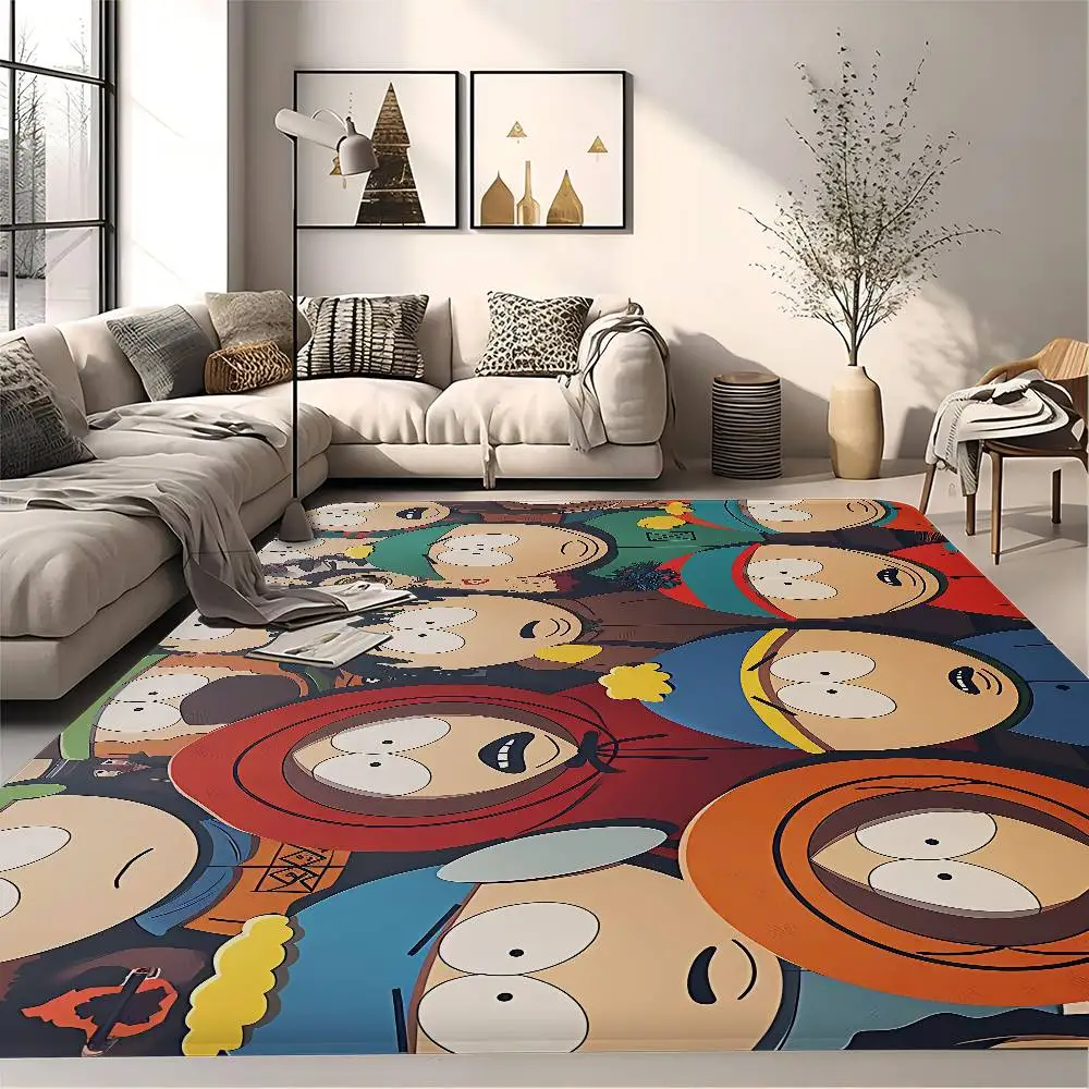 جنوب الكرتون باركي المطبخ حصيرة غرفة الاطفال غرفة نوم الديكور شرفة المضادة للانزلاق ممسحة غرفة المعيشة Alfombra