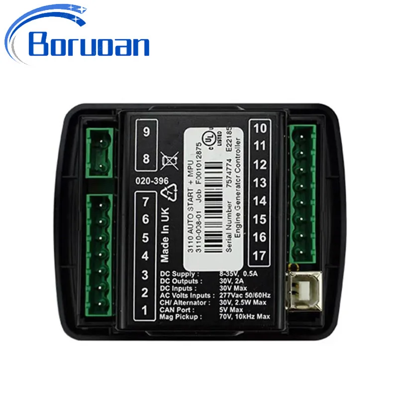 وحدة تحكم المولد Dse 3110 ملحقات مولد التشغيل التلقائي اليدوي MPU Dse3110