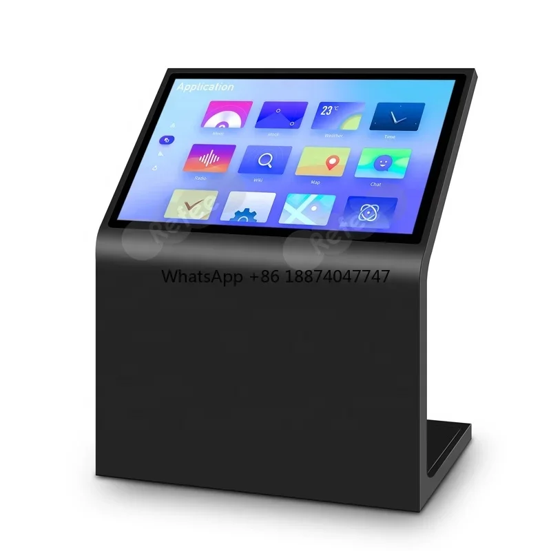 22/32/43/55 inch all in one PC Kiosk Android interactive touch screen floor stand lcd digital kiosk