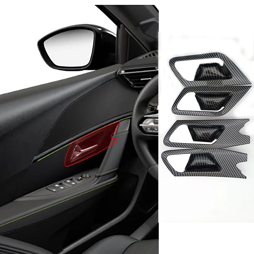 

Декоративная панель внутренней ручки подходит для Peugeot 208 2020-2025 гг.