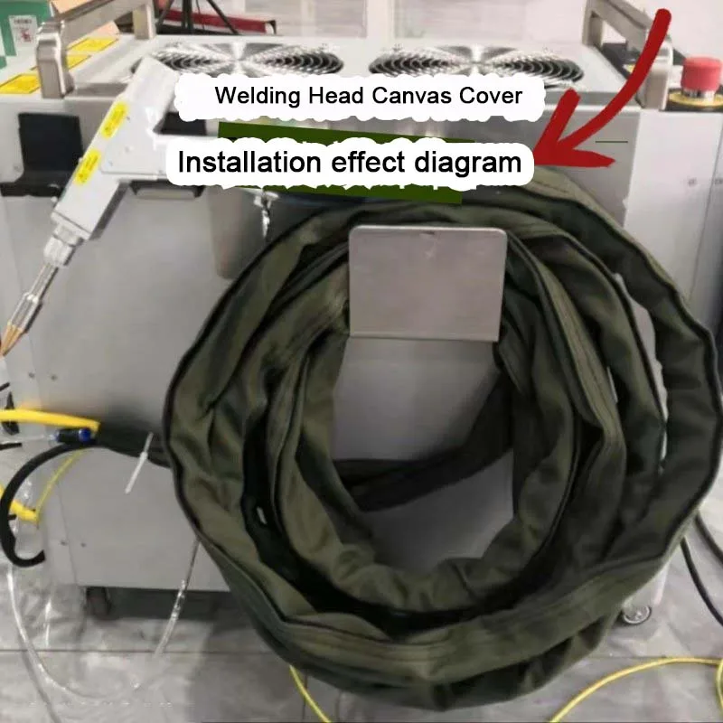 Laser Welding Machine Cable Protection Sleeve Signal Line Protective Cover Canvas Cover For SUP QILIN Welder Head Motor Wire