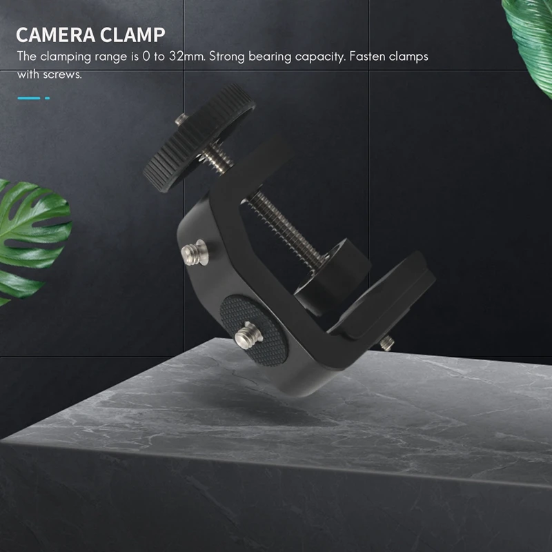 C-образный зажим с винтом регулируемые зажимы для крепления камеры кронштейн для рабочего стола Универсальный многофункциональный для студийной фотографии