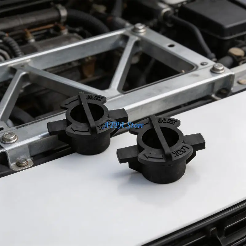 U13C Pair Upper Radiator Mount Bracket 21542-JK00A Replacement Part for Cooling System Repair, ABS Support Structure, and
