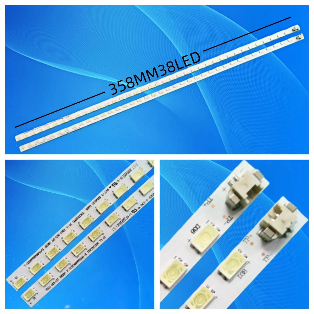 

Для телевизора 32CE530BLED Световая панель THC315005 V1-L THC315005 V1-R HKC-315-3T 355 мм 38 светодиодов 100% НОВАЯ светодиодная лента для подсветки