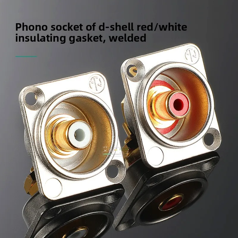 Gold plated RCA Socket Metal Panel Mount Terminal Chassis NF2D-2 NF2D-9 Audio Jack Connector Original Parts