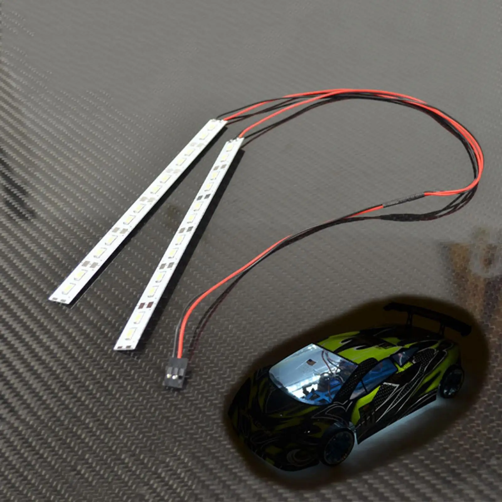RC 24Leds Chassis Light Aluminum LED Strip /10 1/8 RC Crawler DIY