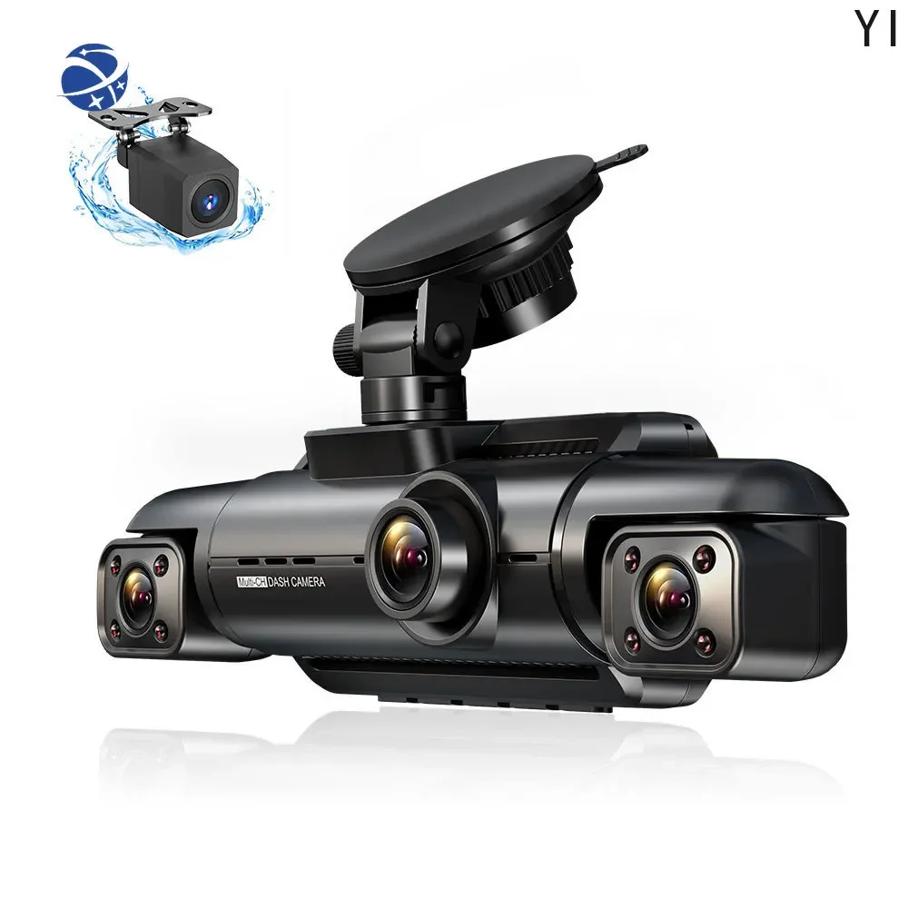 YYHC 360degrees  Full HD 1080P DVR Night Version Camera Car Dashcam with 4 Channel  Front and Rear Video Recorder