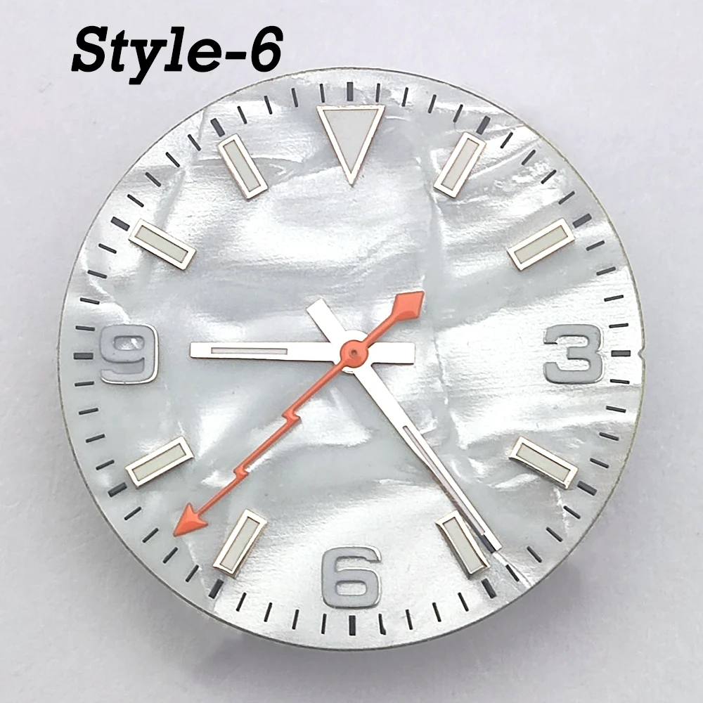 NH35 dial 28.5mm dial lightning second hand shell face dial watch parts replacement accessories NH35 watch dial