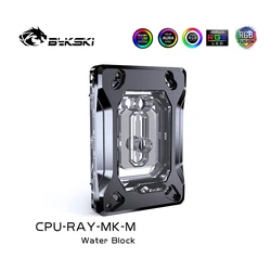 Bykski CPU Block use for AMD RYZEN3000 AM3 AM4 1950X TR4 X399 X570 Motherboard / RYZEN 3000/5000/7000 5V 3PIN A-RGB AURA