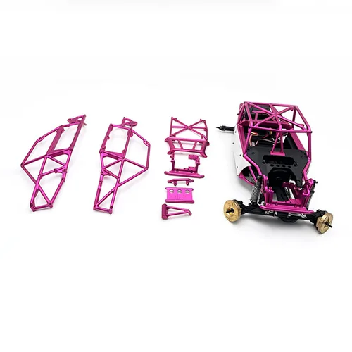 CNC 알루미늄 합금 파이프 프레임 VP H10 퍼플 블랙 티타늄 옵션 (1/10 RC 크롤러 자동차 Traxxas 파이프 프레임 자동차 쉘 부품용)