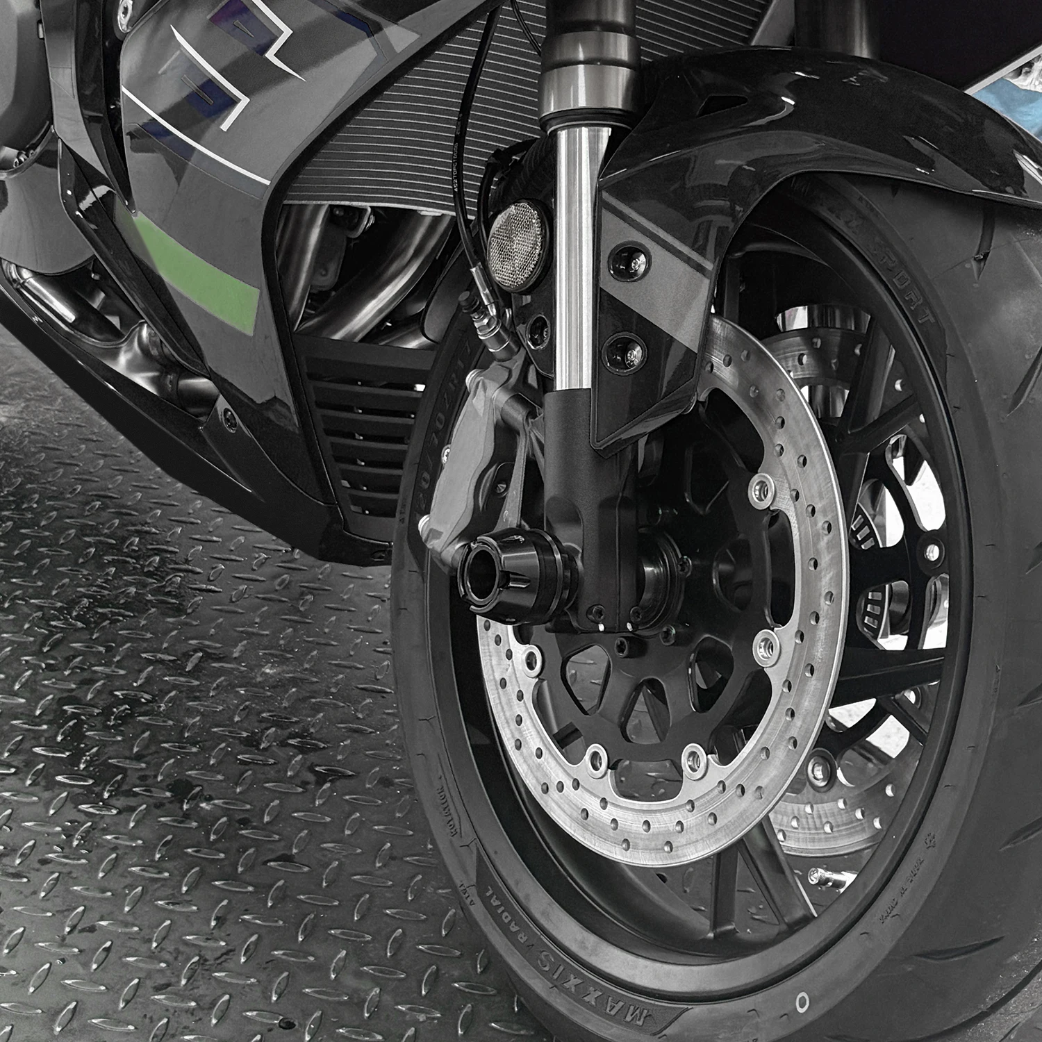 Wheel Protector For xadv750 NSS750 NSS350 CRF1000L CRF1100L Africa Twin Motorcycle Front & Rear Axle Fork Crash Slider Pad