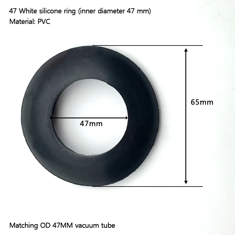 58mm/20mm/25mm/32mm/70mm or 47mm white silicon sealing ring for vacuum tube solar water heaters,silicon O gasket