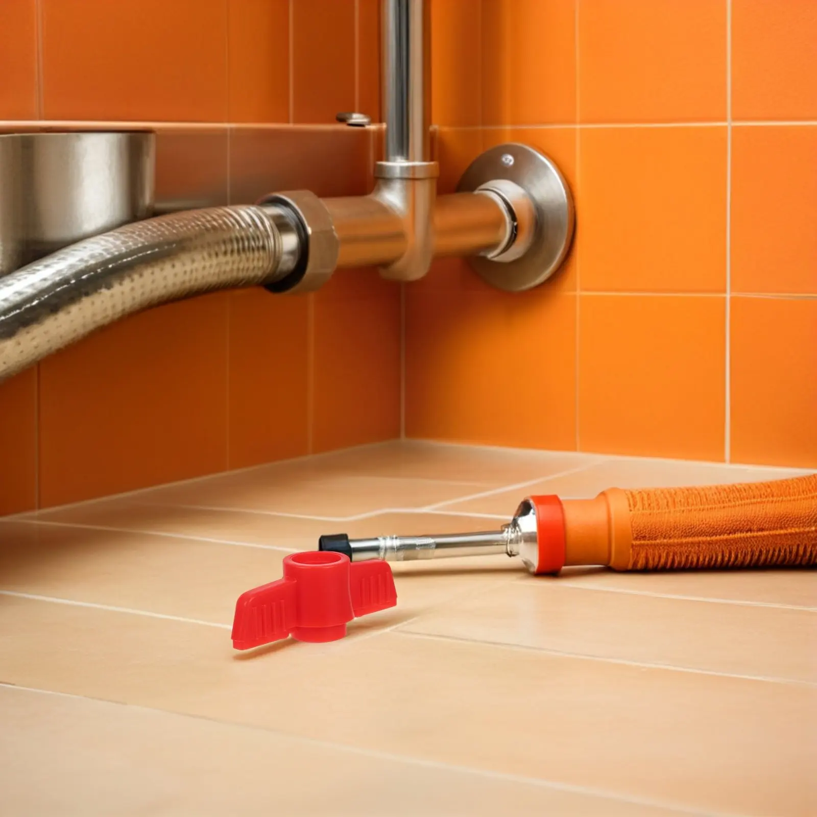 

Набор из 5 рукояток для ремонта шаровых кранов: универсальные сменные рукоятки для запорных клапанов для кухни, ванной, сада - устойчивые к коррозии