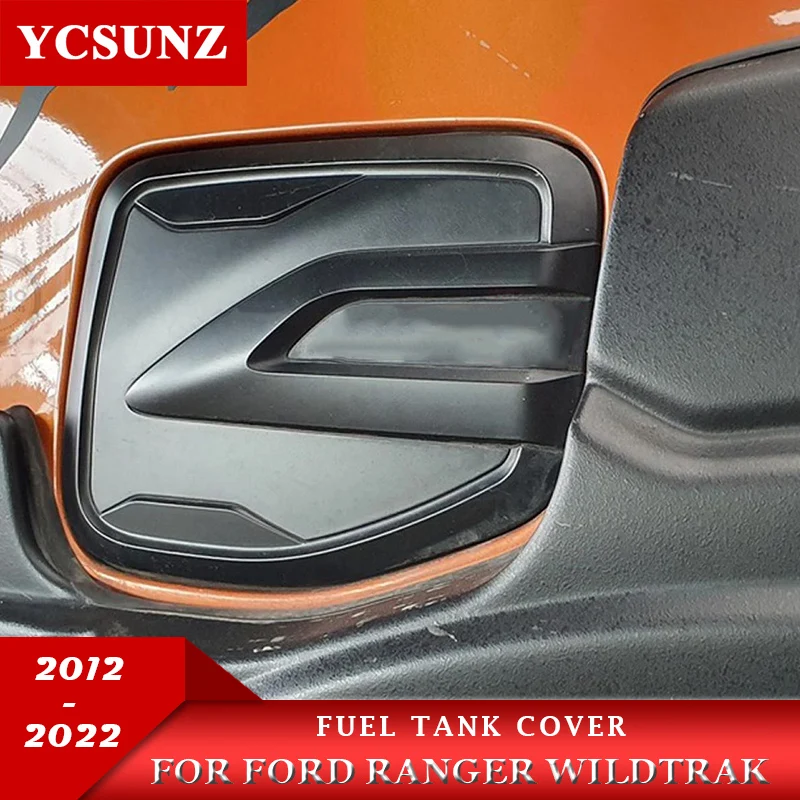 Fuel Gas Tank Cover For Ford Ranger Wildtrak PX1 PX2 PX3 2012 2013 2014 2015-2022 Double Cabin Car Accessories