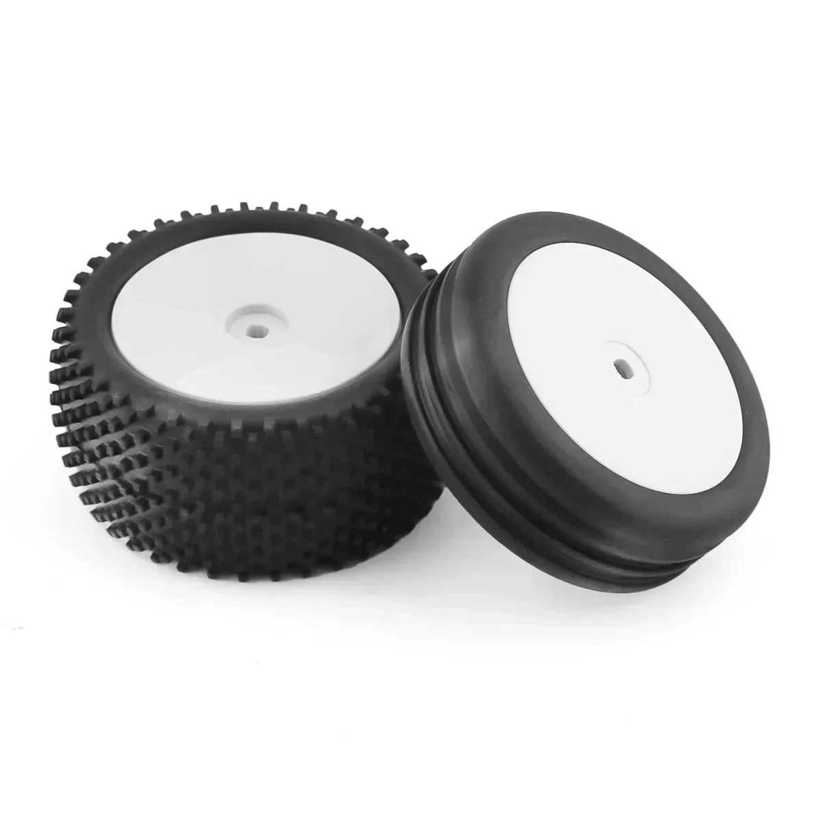 4 Uds modelo de juguete neumáticos duraderos 1/10 neumático de vehículo todoterreno para Srx2 Srx4 Bandit neumáticos para Tekno Eb410 Yokomo Yz4 coche trepador de control remoto