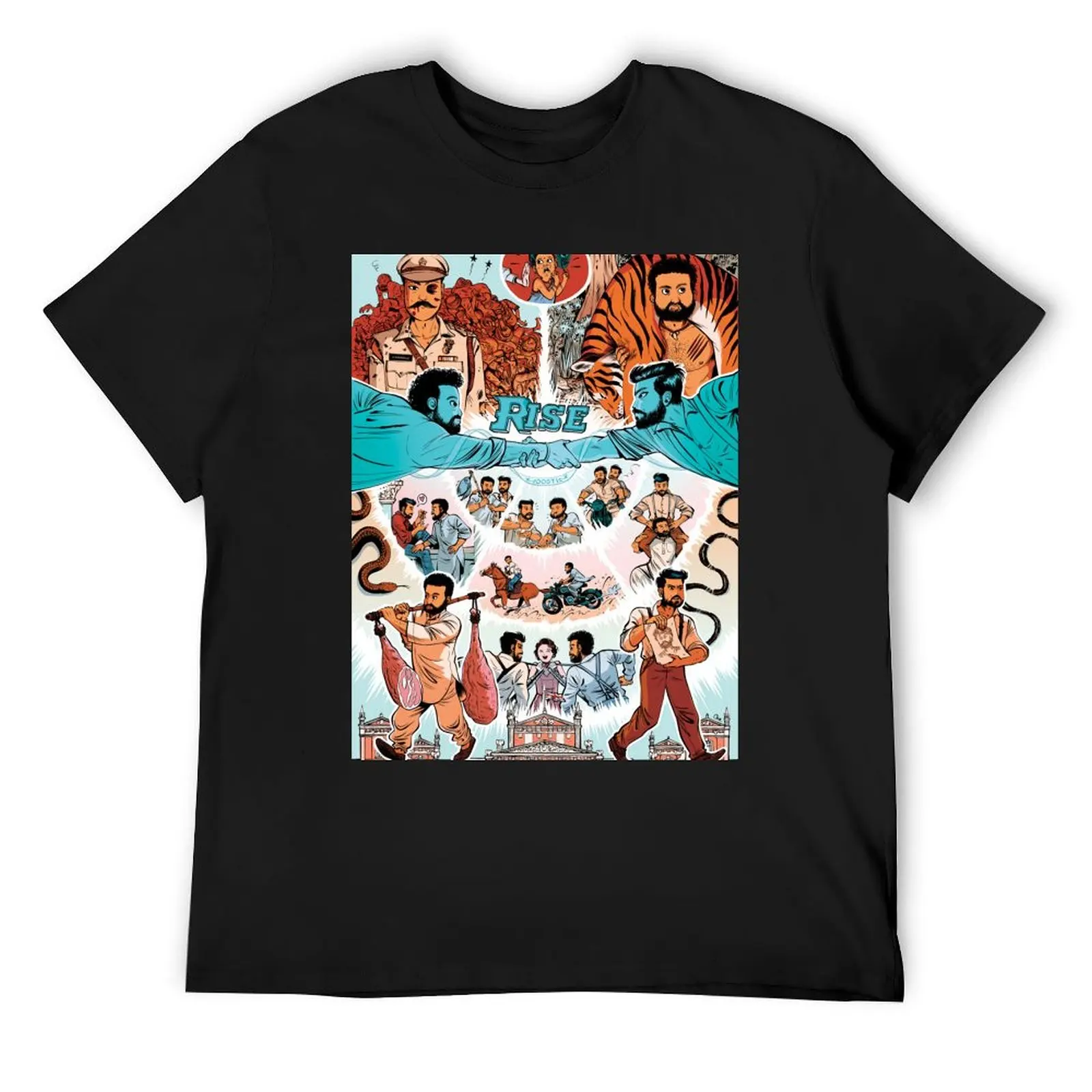 RRR Rise (Dosti) T-Shirt cute tops customs design your own basketball graphic tees mens designer t shirt