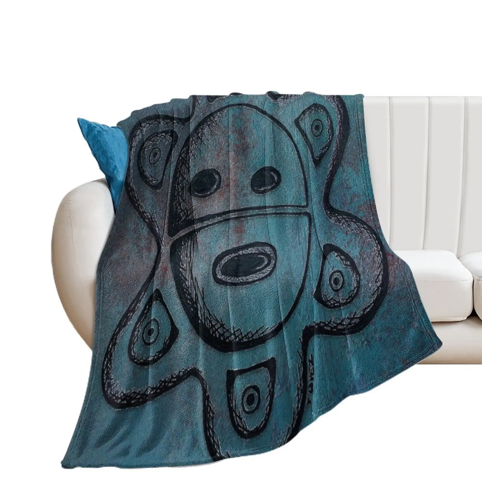 Taino Sun Throw Blanket wednesday Tourist decorative Blankets