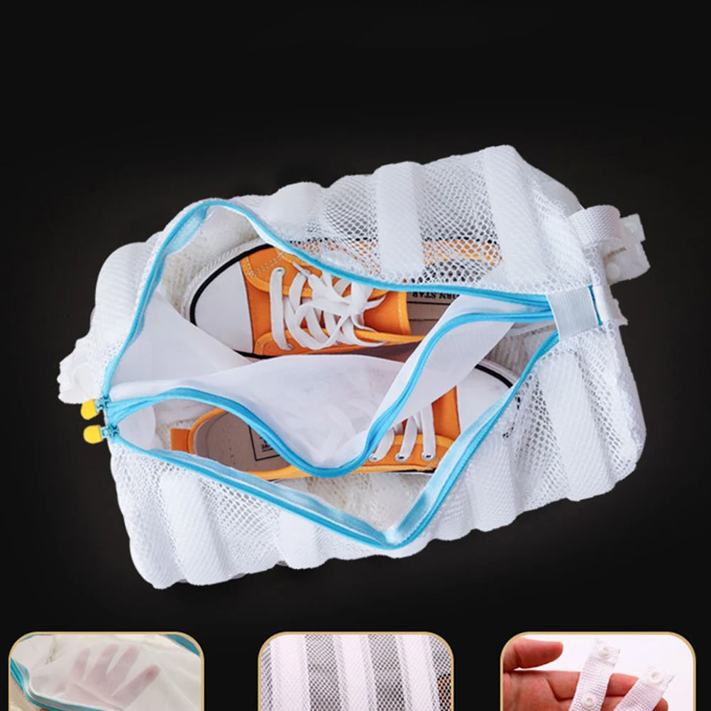 

Wash and Dry Bags Sneaker Washing Shoes Cleaning Sneakers Drying Net Laundry Man