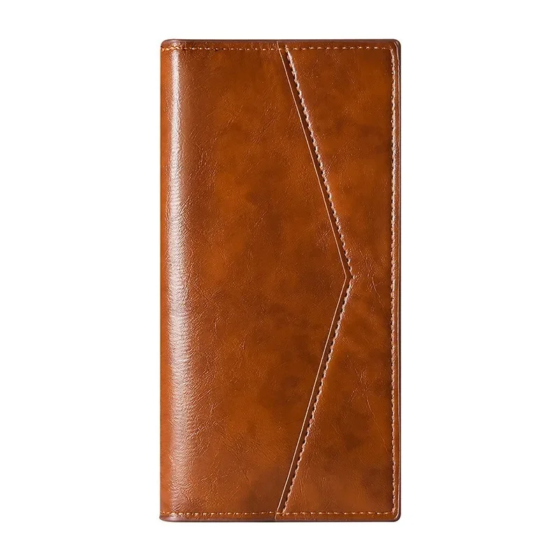 

New Men PU Leather Wallet ID Card Holder Purse Long Clutch Bifold Business Money Bag Man Wallets