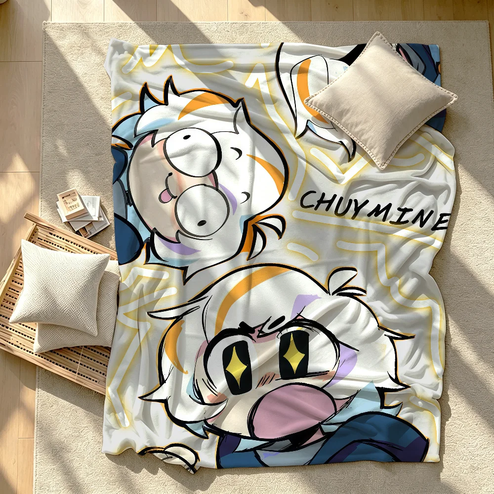 Internet Celebrity C-Chuymine Blanket Soft Warm And Thick Perfect For Bedroom Living Room Bed Sofa Camping Picnic Office Gift