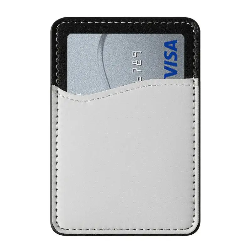 Phone Wallet Anti-Slip Phone Wallet Stick On Wear-Resistant Card Holder With Corrugated Inner Layer For Money Bills Credit Cards