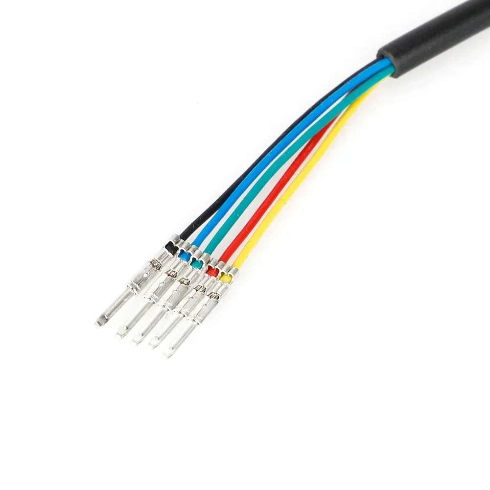 كابل بيانات وحدة تحكم لوحة القيادة 1 قطعة 5pin/6pin سكوتر كهربائي جديد E-الدراجات البخارية استبدال الملحقات في الهواء الطلق