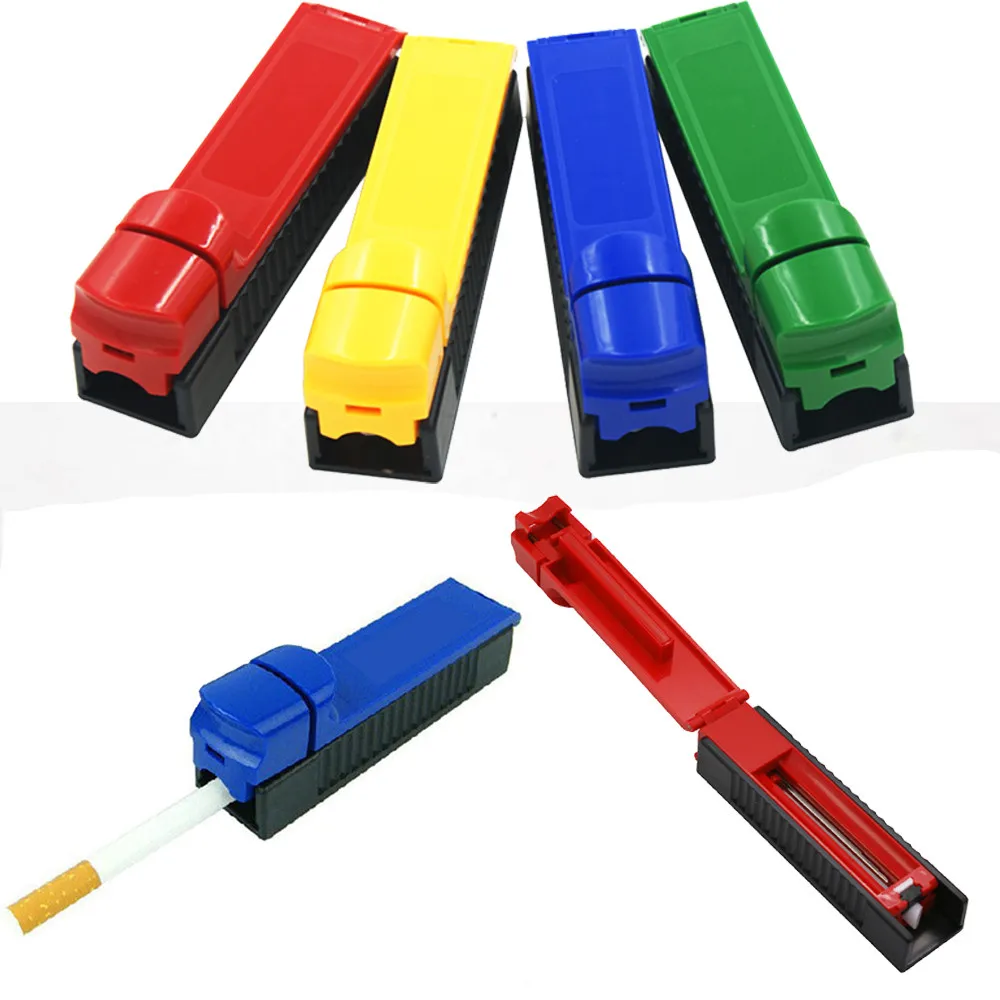 Manual Cigarette Tobacco Rolling Machine Single Tube Cigarette Filling Roller Maker Smoking Accessories