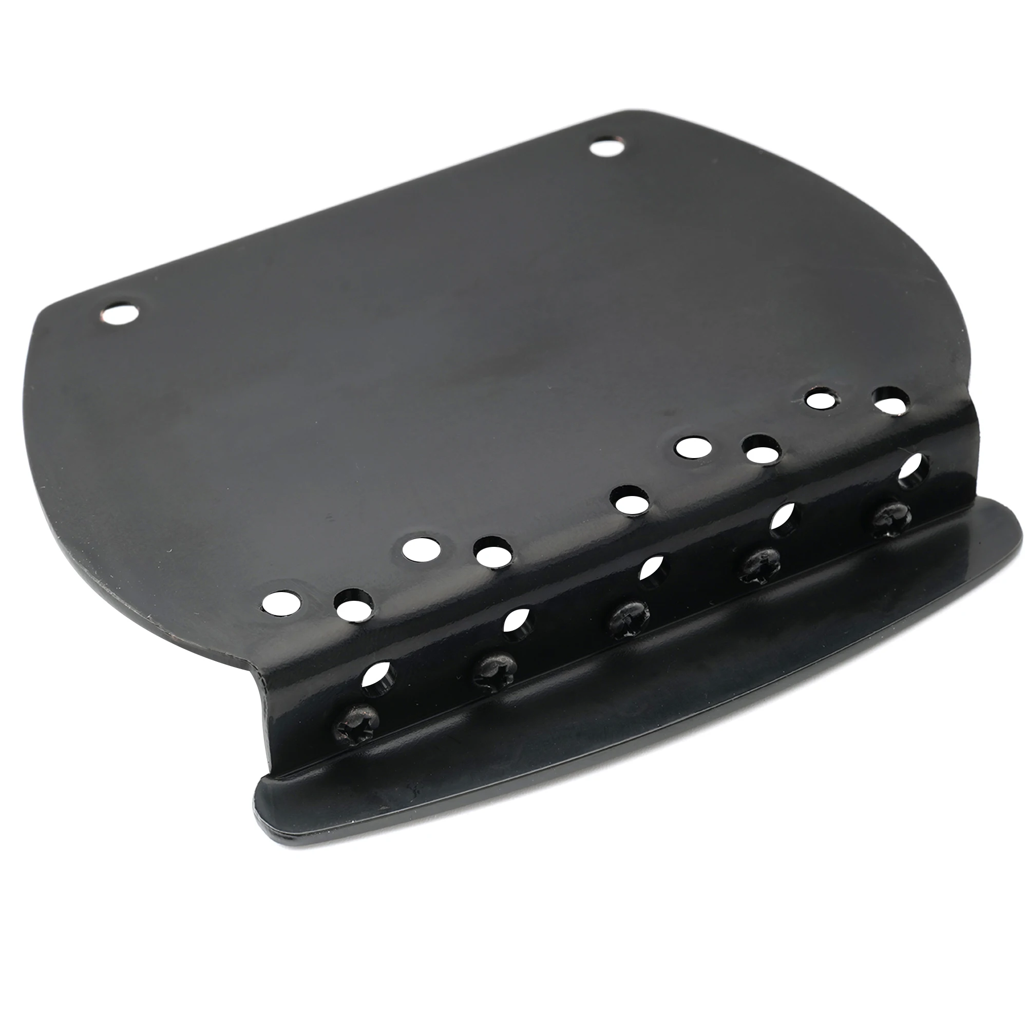 Musiclily Pro 64mm(2-33/64 inch) Steel Dual Load 5-String Bass Bridge for Musicman Style Bass