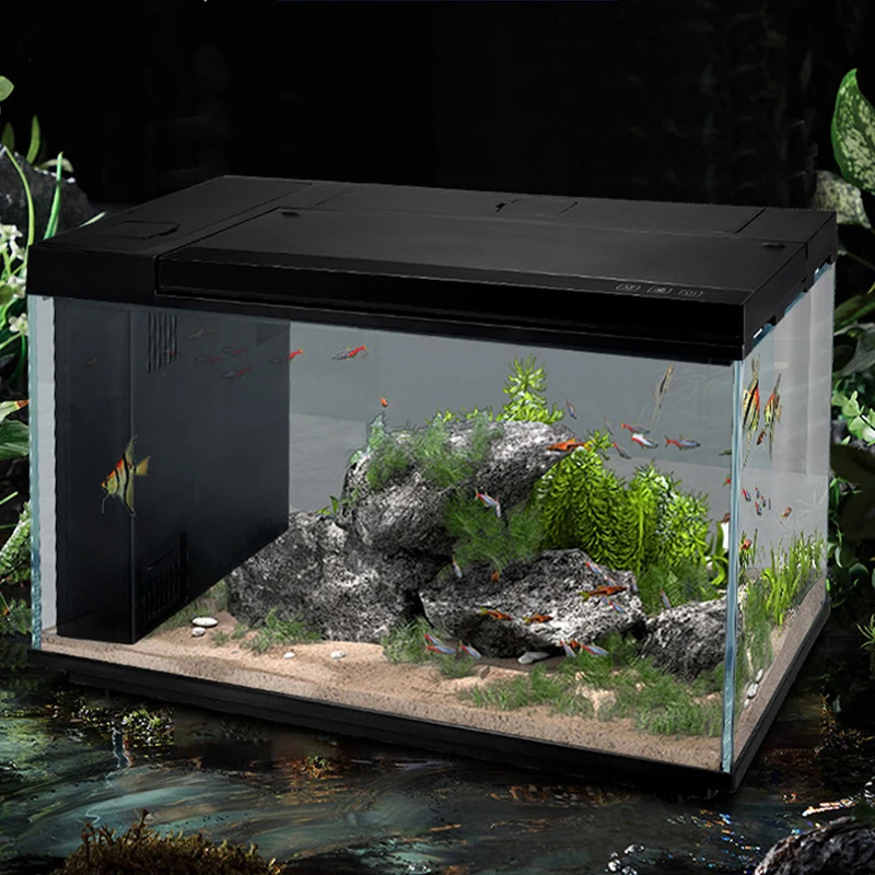 Rectangular Premium Glass Fish Tank Aquariums for Advanced Fish Keepers - Ideal for Home, Bedroom Office, or Retail