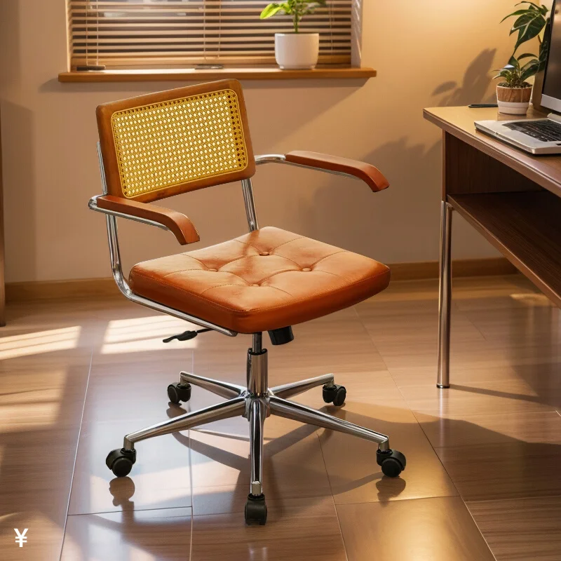 

For Home Computer Chair Ergonomic Office Comfortable Sedentary Bedroom Chair Study Desk Backrest Lift Swivel Chaisse Furniture